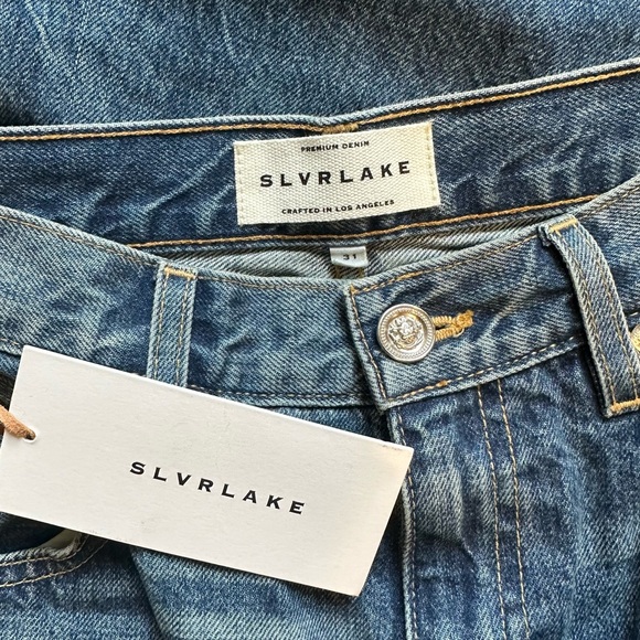 SLVRLAKE London Jeans in Roll the Dice (31) - Picture 5 of 10